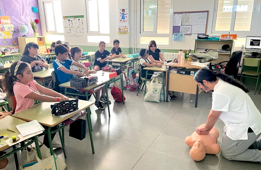 El CEIP La Cruz está inmerso en su Semana de la Salud bajo el lema “Mi música es tu emoción”